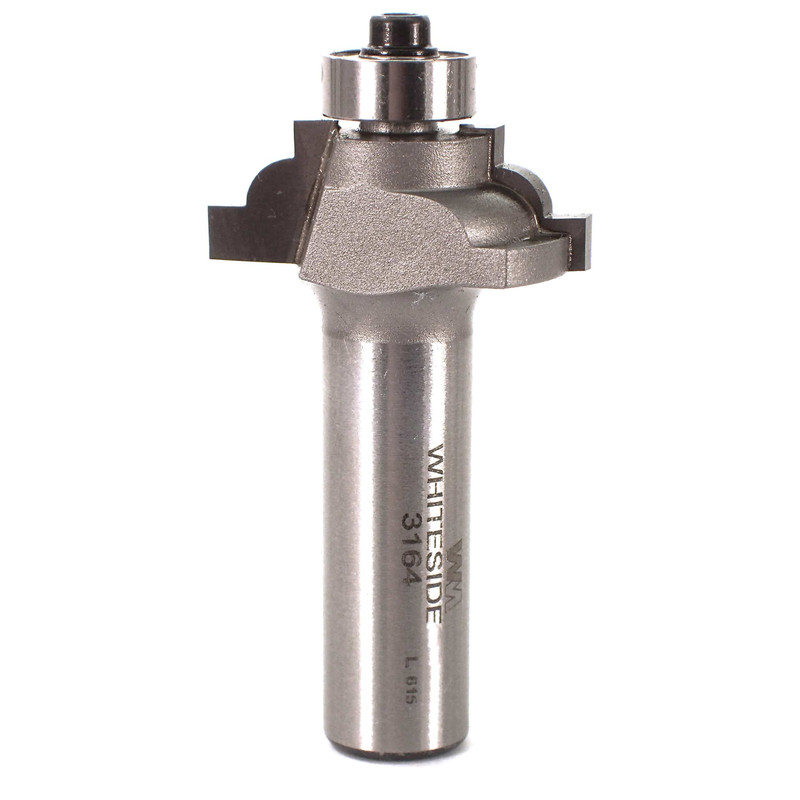 3164 Classical Cove Router Bit 1/2" SH 5/32" R 1-1/4" D X 1/2" CL X 2-1/4" OL